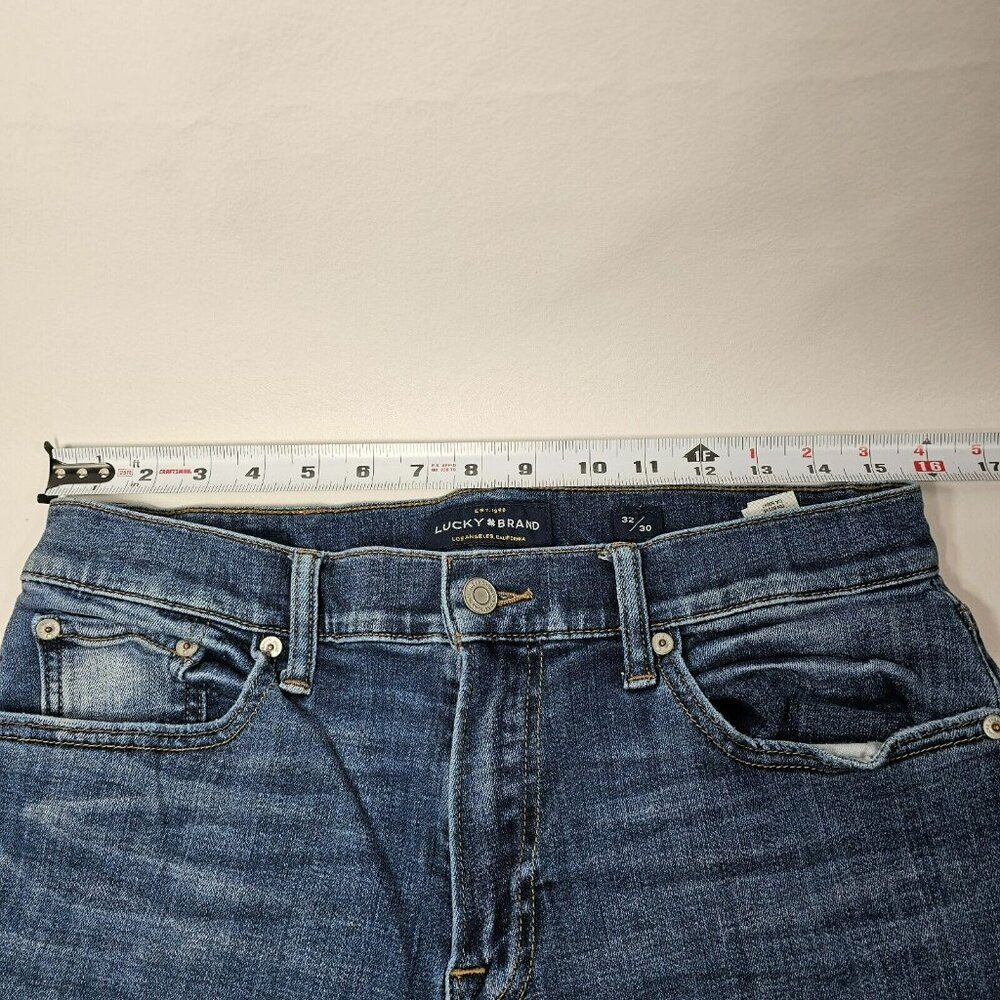 Lucky Brand 221 Straight Leg Stretch Jeans Men's Size 30x28" Medium Blue Wash - Picture 8 of 10